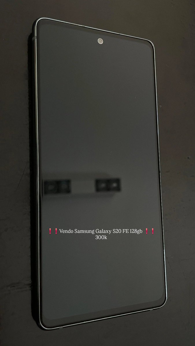 IannFranco3's tweet photo. VENDOO 
Samsung Galaxy S20 FE 128gb 
Impecables condiciones https://t.co/G6tsGdQm7c