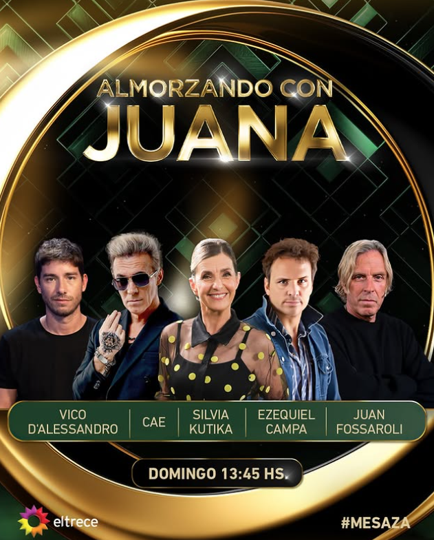 PoneleShow's tweet photo. #AlmorzandoConJuana 🍽️ hoy junto a @ViaJuani estarán

⭐️ Silvia Kutika
⭐️ @CaeRocklover 
⭐️ @vicodalee 
⭐️ @EzequielCampa 
⭐️ @Gp1Fossaroli 

Domingo 13:45h @eltreceoficial 📺
Participa del programa con el #Mesaza 📲

🔴Más info
https://t.co/eDt7YmdqwJ
