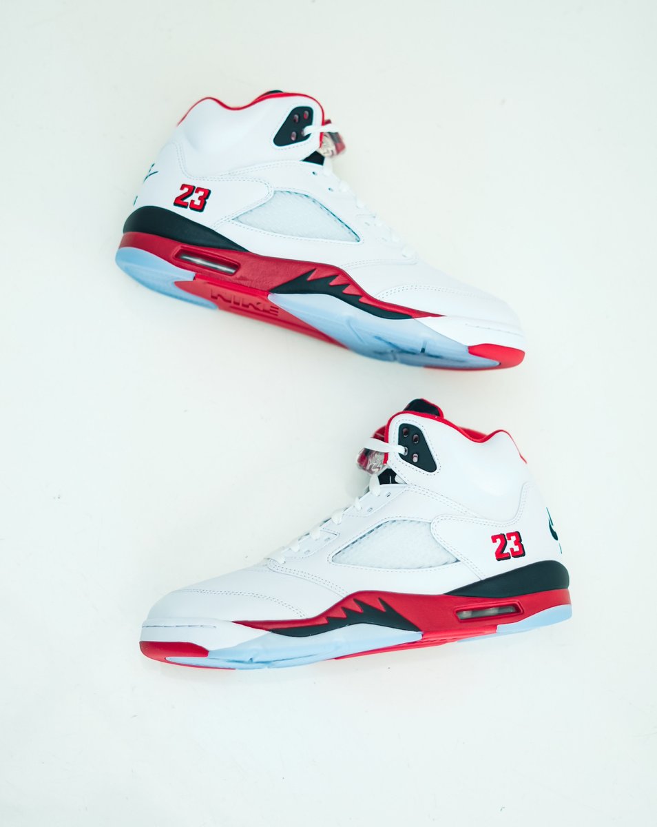 jordan retro 5 fire red finish line