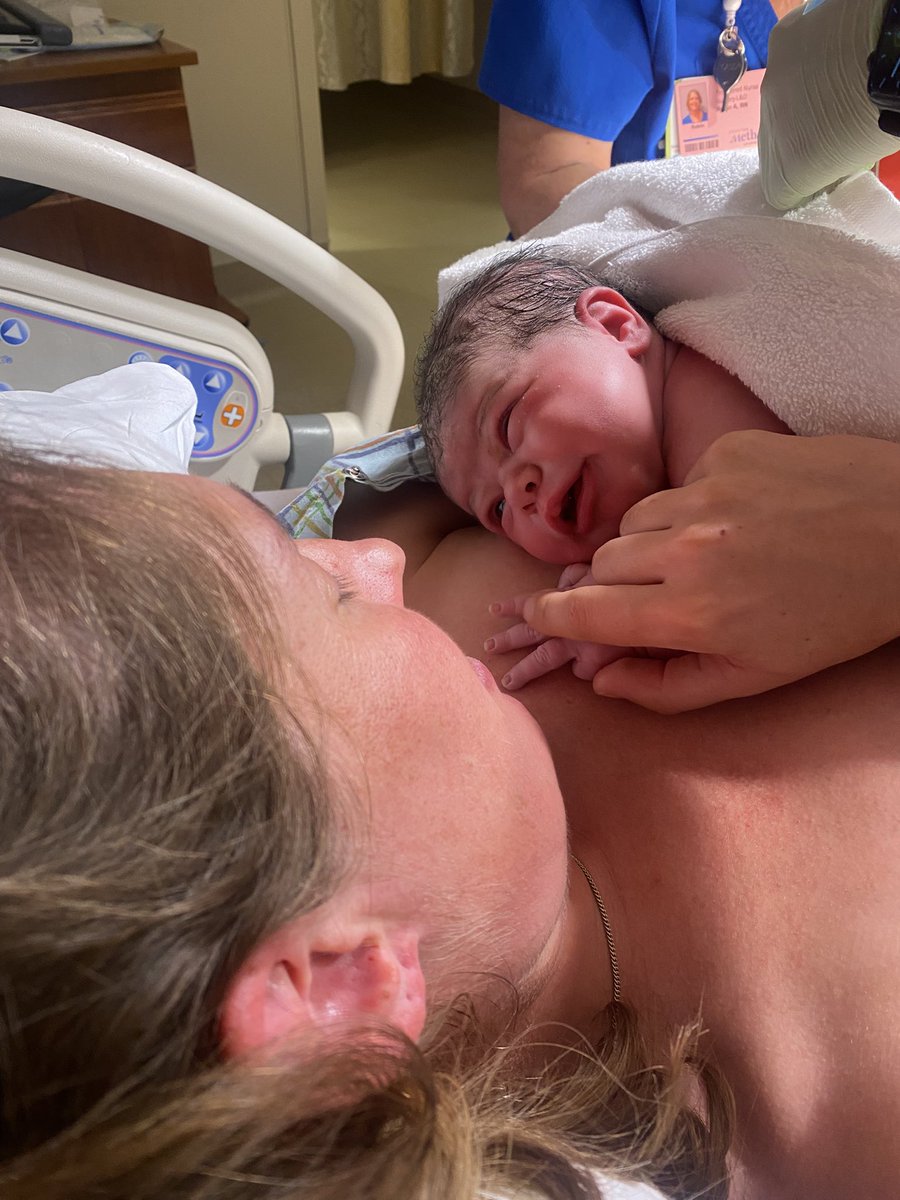 CoachRyanBacak's tweet photo. She’s here! Sadie Ruth Bacak was born this morning at 11:50, weighing at 8 lbs. and 20 inches long! Mama and baby are doing great and catching up on much needed sleep! https://t.co/A0ZO78fQ8I