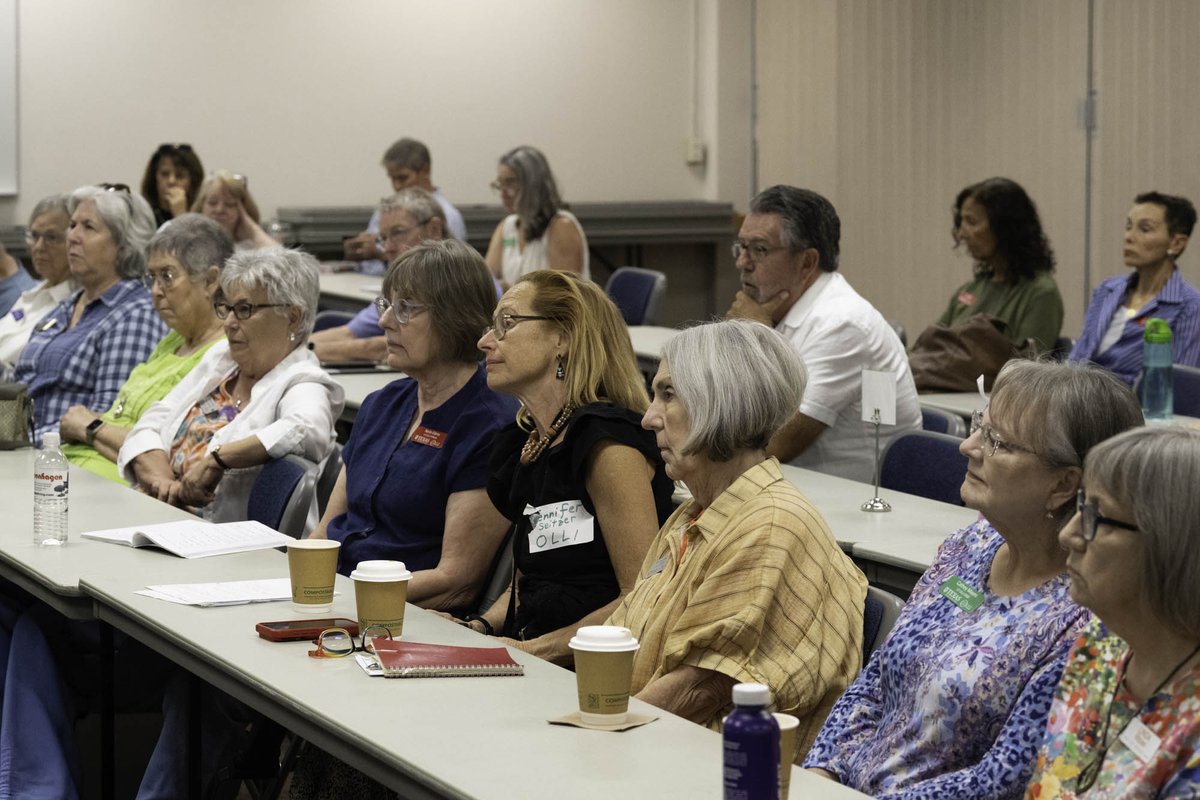 Yesterday, <a href="/Grace_AtkinsTX/">Grace Atkins</a> and <a href="/CharlesTXPolicy/">Charles Miller</a> took to the podium at UT's Osher Lifelong Learning Institute to discuss our state’s most pressing challenges in education, healthcare, childcare and more.

Thank you <a href="/ut_olli_austin/">UT OLLI</a> for the opportunity to speak with your community