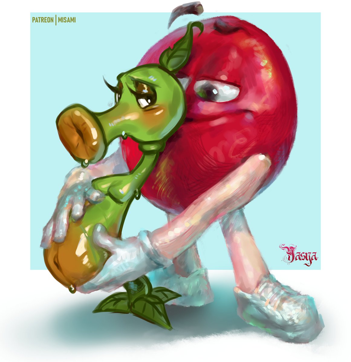 I think I can't draw anything better than this piece