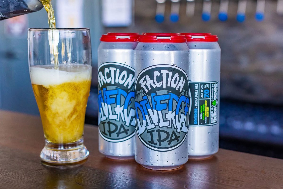 Diverge IPA: proof that the road less traveled tastes a hell of a lot better. West Coast with Mosaic, Eureka!, and Simcoe calling the shots [7%].