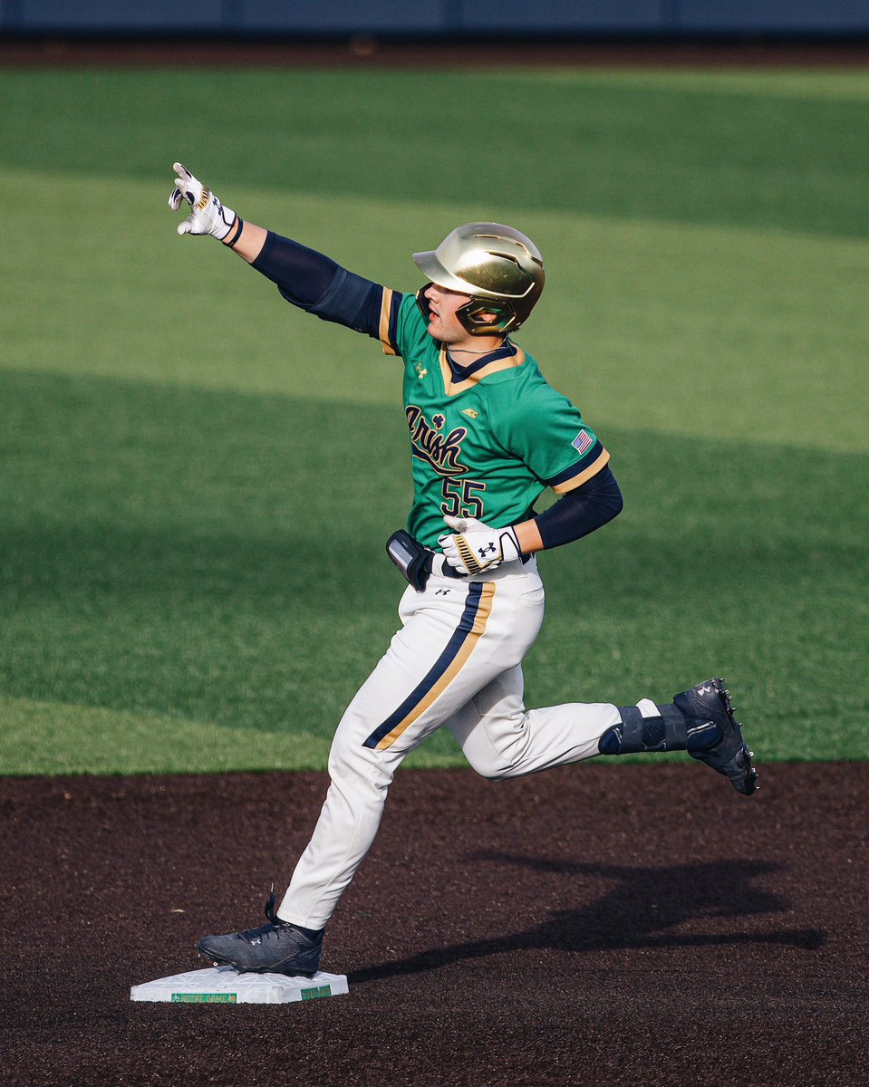 𝐑𝐞𝐭𝐮𝐫𝐧𝐞𝐫 𝐒𝐩𝐨𝐭𝐥𝐢𝐠𝐡𝐭: Davis Johnson

The LHH made 36 starts in 2025 —batting .281 and smashing 7 homers. 🚀

He parlayed his breakout sophomore year into an 𝘼𝙡𝙡-𝙎𝙩𝙖𝙧 selection in <a href="/TheNECBL/">The New England League</a> this summer.

#GoIrish