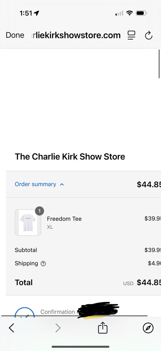 Just ordered my freedom shirt.   This one is for you Charlie.