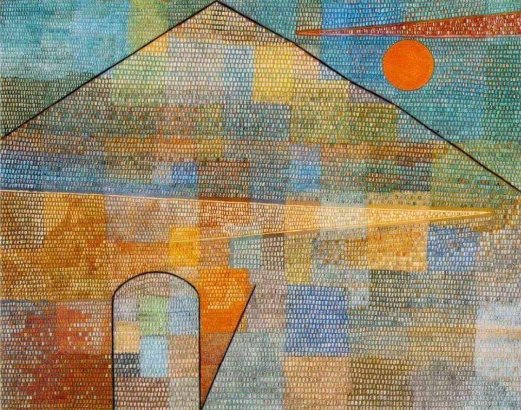 AnaPort_2's tweet image. ‘Ad Parnassum Sun’ (1932), by Swiss-German artist Paul Klee [1879-1940].
#art #painting #Expressionism