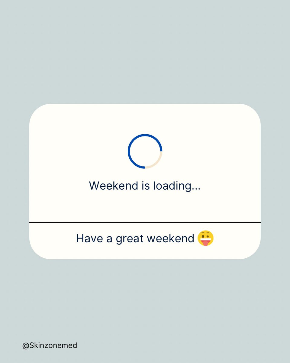 skinzonemed's tweet photo. The weekend is here — how are you recharging? Tell us your go-to weekend ritual! ⬇️ https://t.co/0gF4EvnICW