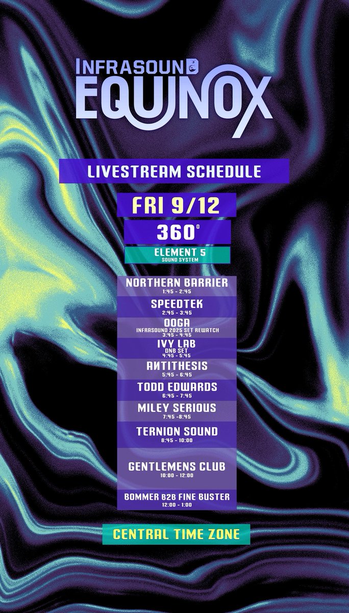 INFRASOUND EQUINOX B2B FINE BUSTER LIVESTREAM AT 12 AM 😤

live.infrasoundfestival.com