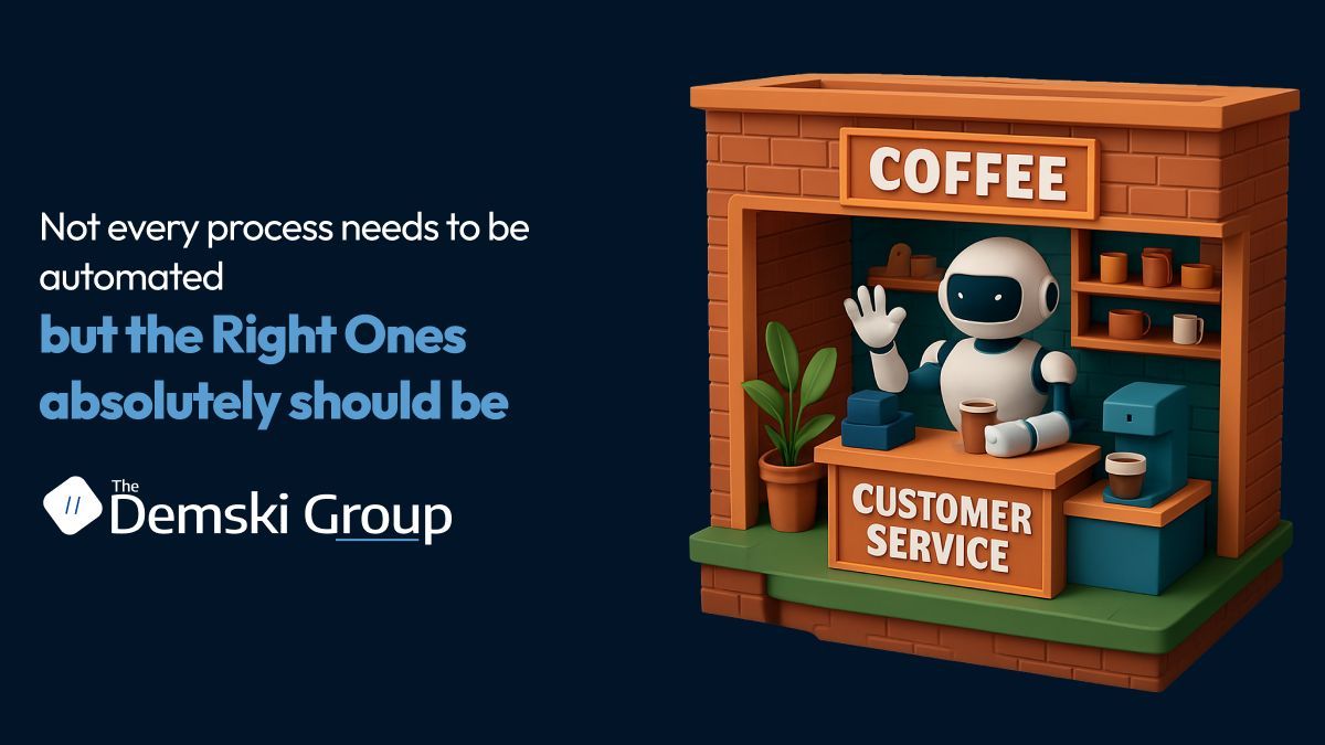 DemskiGroup's tweet image. The best automation starts with the right workflows.

Repetitive, multi-step, or compliance-heavy processes are prime candidates for automation—and often deliver the greatest benefits.

👉 demskigroup.com/which-business…

#ProcessAutomation #Efficiency #BusinessOptimization #DemskiGroup