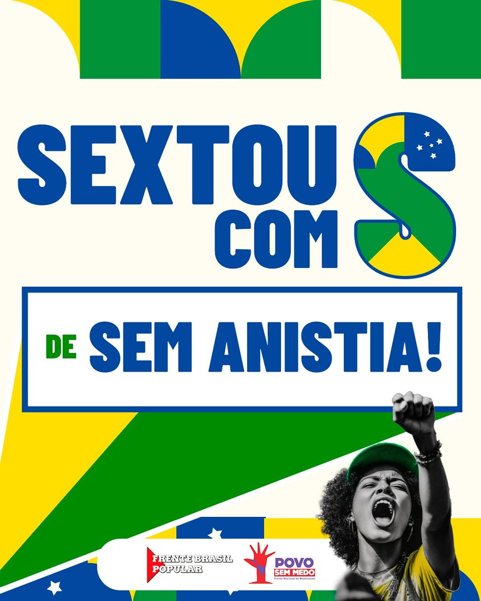 MsFrente's tweet photo. Sextou! Com a confirmação de que golpista, em nosso país, não se cria. 

Fazemos história ao condenar, além de Bolsonaro, militares que tentaram um golpe contra a nossa democracia.

#SemAnistia https://t.co/zzMCPc1Lk3