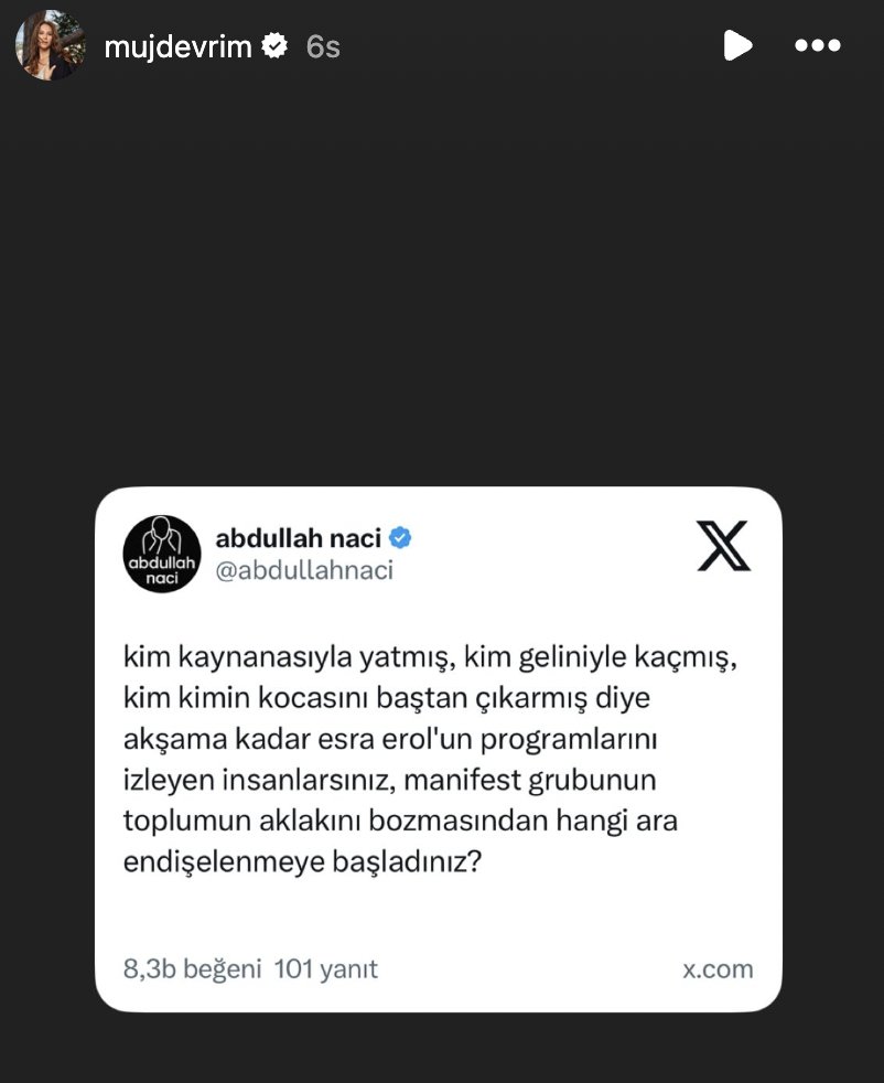 Oyuncu milletinin ikiyüzlülüğü de ayrı bir boyut. Ablacım senin oyadığın dizide kimin eli nerede bilinmiyor ve sen bu konu üzerinden insanları eleştiriyorsun. Oynadığın diziye bakacaksın sonra konuşacaksın. #KızılcıkŞerbeti