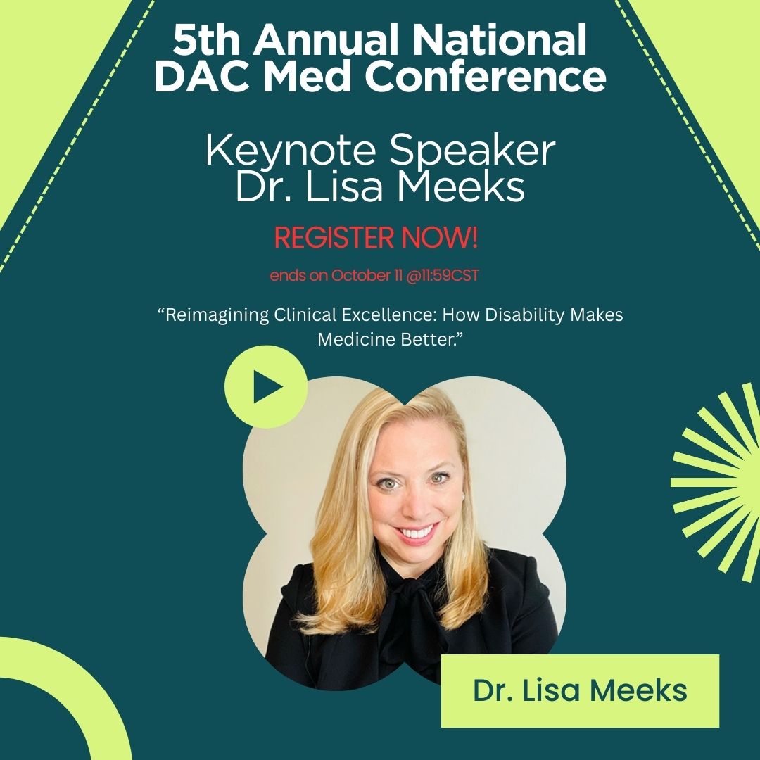 5th Annual DAC Med National Virtual Conference Registration is free of charge and can be completed by completing the form! This is a virtual conference, and a Zoom link will be provided after the registration form is completed.  Form link: forms.office.com/pages/response…