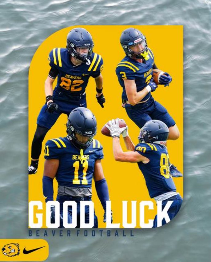 Thank you <a href="/CoachEHubbard/">Coach Hubbard</a> <a href="/BVUFootball/">Beaver Football</a>