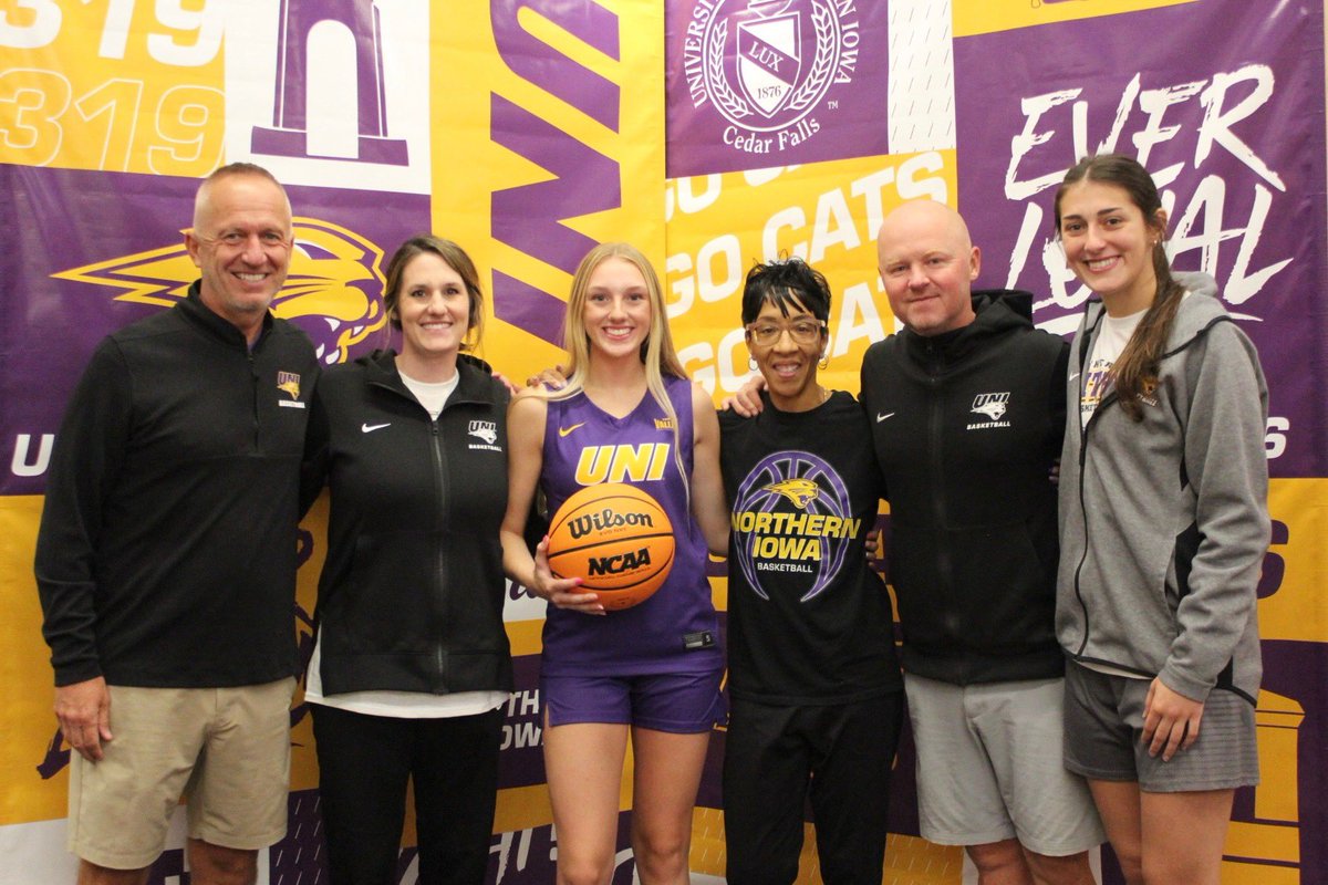 Harper Whetstine (@harperwhetstine) on Twitter photo COMMITTED!!!
Excited to announce that I’ll be continuing my basketball journey at the University of Northern Iowa! Thank you to my family, coaches, and teammates for helping me get here. 💜🏀
<a href="/nateoakland/">Nate Oakland</a> <a href="/MissouriPhenom/">Phenom Basketball</a> <a href="/truck0820/">CoachTruck0820</a> <a href="/rifleman15/">Derek Jasper</a> <a href="/greglogs/">Greg Logsdon</a> <a href="/PreachaZo/">Coach Zo (alonzo) Williams</a> <a href="/CoachLove85/">Chuck Love</a> COMMITTED!!!
Excited to announce that I’ll be continuing my basketball journey at the University of Northern Iowa! Thank you to my family, coaches, and teammates for helping me get here. 💜🏀
<a href="/nateoakland/">Nate Oakland</a> <a href="/MissouriPhenom/">Phenom Basketball</a> <a href="/truck0820/">CoachTruck0820</a> <a href="/rifleman15/">Derek Jasper</a> <a href="/greglogs/">Greg Logsdon</a> <a href="/PreachaZo/">Coach Zo (alonzo) Williams</a> <a href="/CoachLove85/">Chuck Love</a>