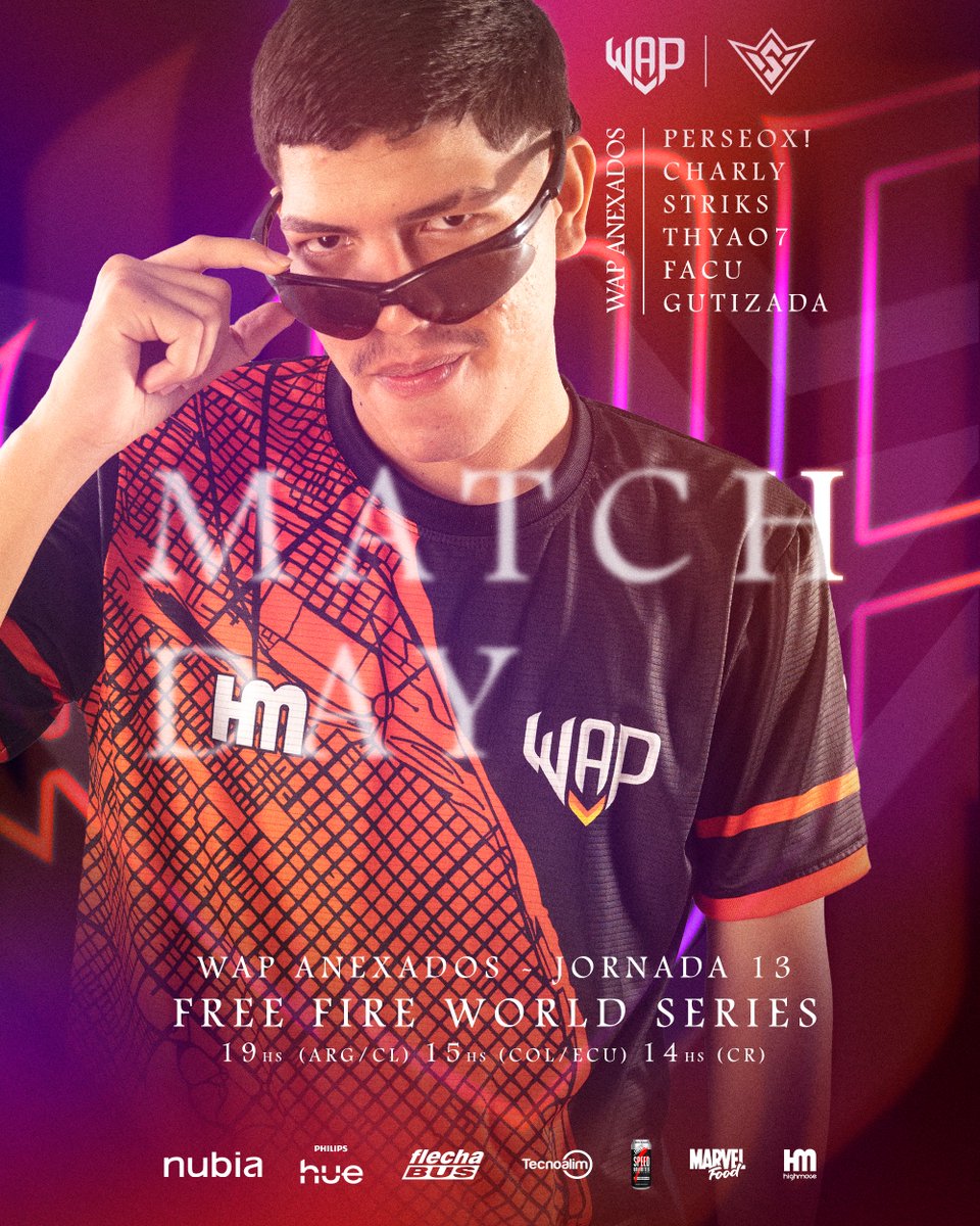 Viernes de Free Fire 😎

Jornada 13 de la fase regular, a partir de las 19hs.