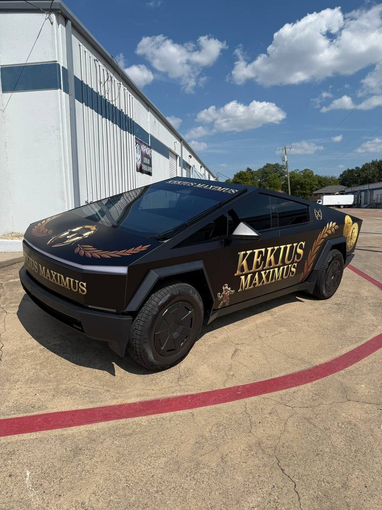 Behold: the Kekmobile 🐸⚔️

<a href="/elonmusk/">Elon Musk</a>