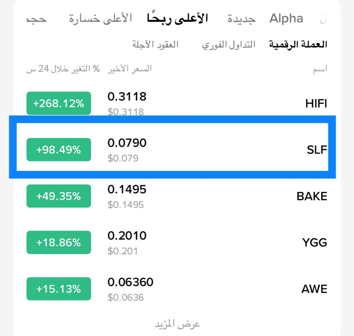 Cryptohelp90's tweet photo. #SLF $slf
#slfusdt
تحديث وصفقه سريعه بفضل الله خلال اقل من نصف ساعه تجاوز الهدف الرابع ✅😎🥰😘 https://t.co/x3OQGcsbUT
