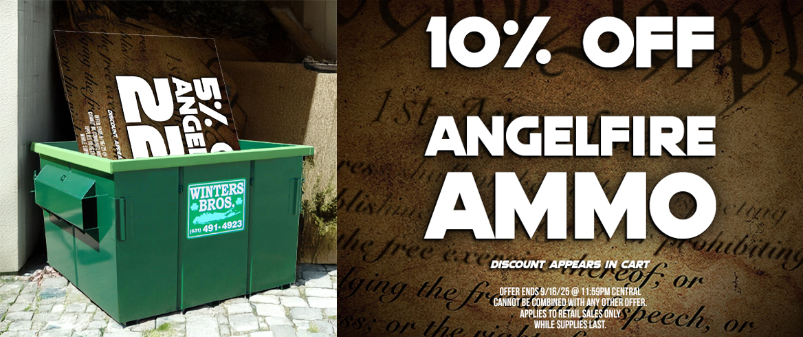 TheMadGenXer's tweet photo. You told us our 223-only deal was trash. We heard you.

All AngelFire is now 10% Off through Tuesday.

👉 Shop: https://t.co/Cp0lOR2xFL https://t.co/IylK3DJj7t