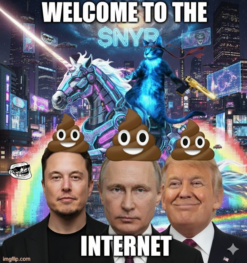 NyanRocket's tweet photo. 💩 on right heads, 🚀 under our cat.
The memes are loud — but the tech behind $NYR is dead serious.
AI-powered, Solana-fast, fully on-chain casino coming soon. 🎰🐱🌌
Welcome to the Internet. Welcome to $NYR.

#Crypto #MemeCoin #Solana #DeFi #Web3 #Casino #MemeEconomy #Shitpost #BullRun #OnChain #NYR

👾 Follow @NyanRocket for the ride.