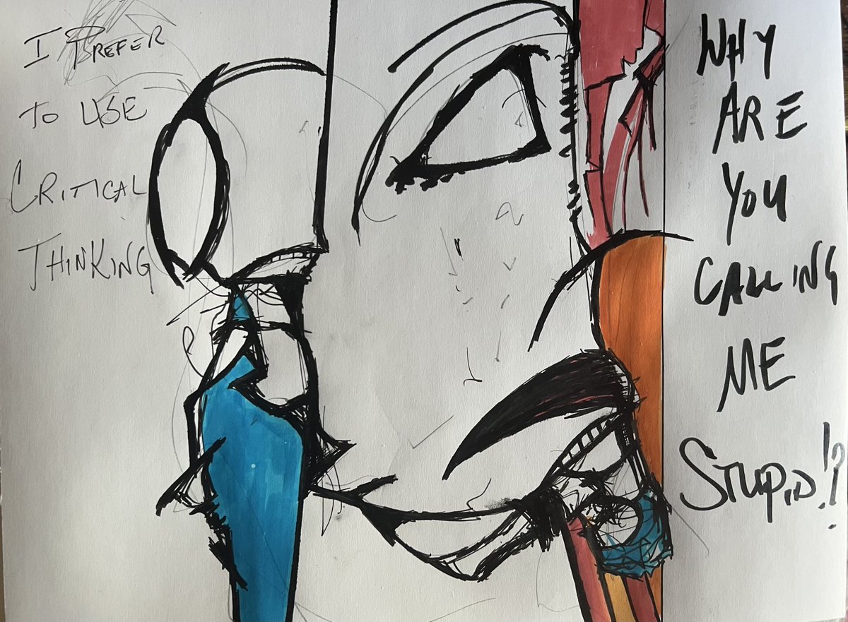 Normegian's tweet image. The internet

 #art #original #marker