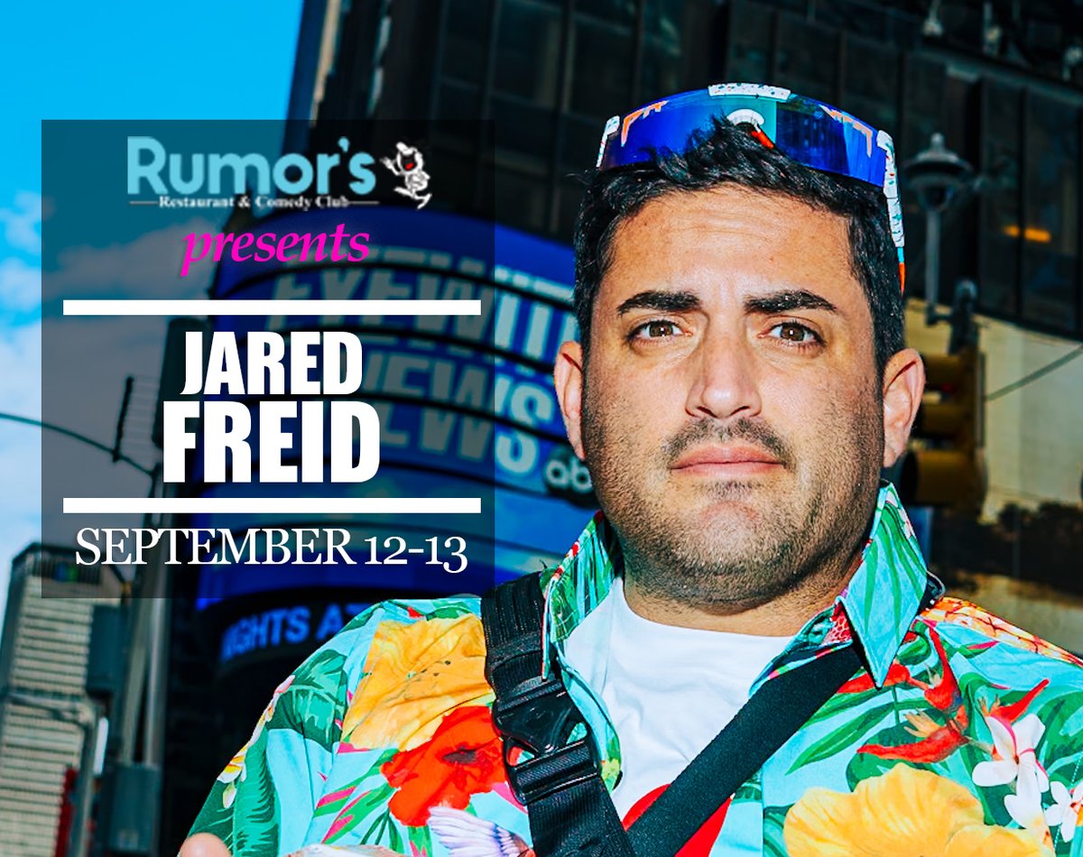 RumorsComedy's tweet image. Jared Freid headlines all weekend!
rumorscomedyclub.com/events/1752521…