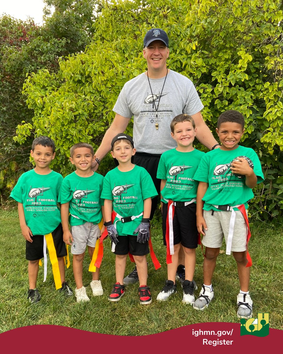🏈 Preschool Flag Football 🏈

It’s a touchdown for the little ones! 🎉

📅 Saturdays, Oct. 4–Nov. 1
👧👦 Ages 4–6
📍 Salem Hills Park

Through fun games and activities, kids will learn the basics of football—like running, passing, and teamwork. 🙌💙

📲 ow.ly/V4IH50WW2be