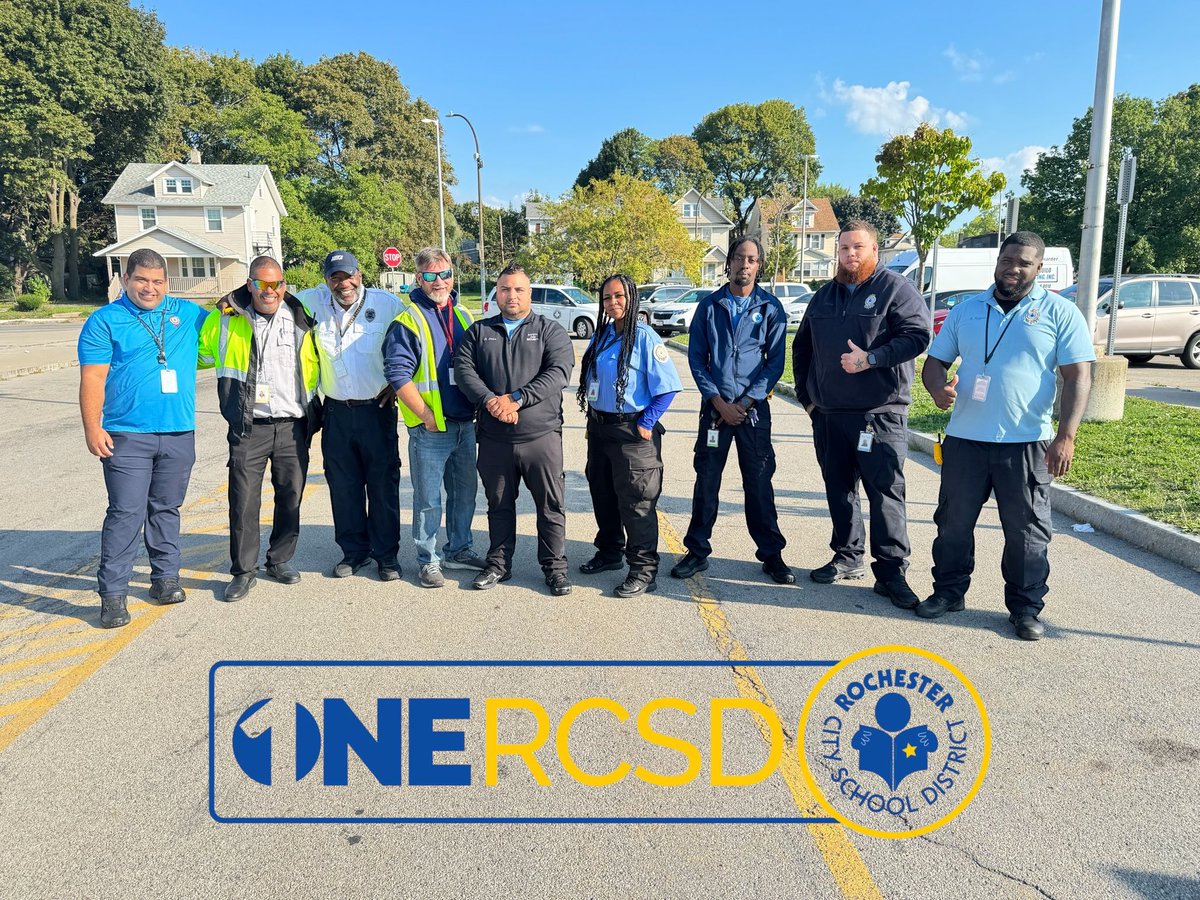 jacobscott101's tweet image. A huge THANK YOU to our Safety &amp;amp; Security and Transportation teams for stepping up during the first official week of school. Your dedication ensures our students arrive safely, feel protected, and are ready to learn. We are stronger because of you! @RCSDNYS @CityRochesterNY