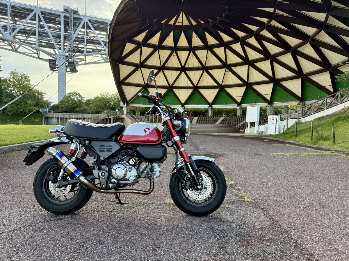 朝活
だいぶん涼しくなってきたな😀
#モンキー125
#瀬戸大橋