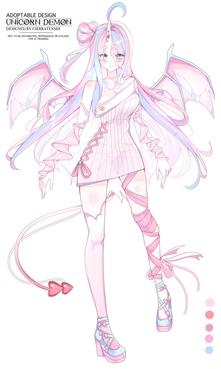 「  UNICORN DEMON  」
 ✧sketchy style adopt 

→ set price1 : $60
     set price2 (w commercial use): $80