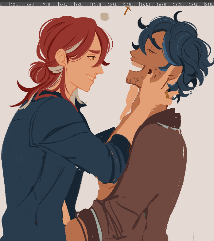 unfinished older ntmg doodle that i'm not entirely sure i will finish but i still want everyone to see #enstars #natsumugi