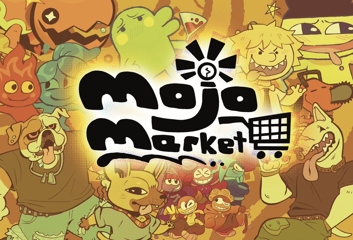 heyits_mojo's tweet photo. MOJO MARKET is live! My shirts, prints, keychains and stickers are available for purchase at https://t.co/C6edqJoq4m . The shop will be up for 2 weeks and stock is varied so come get something while you can! https://t.co/OjBXPsDP4O