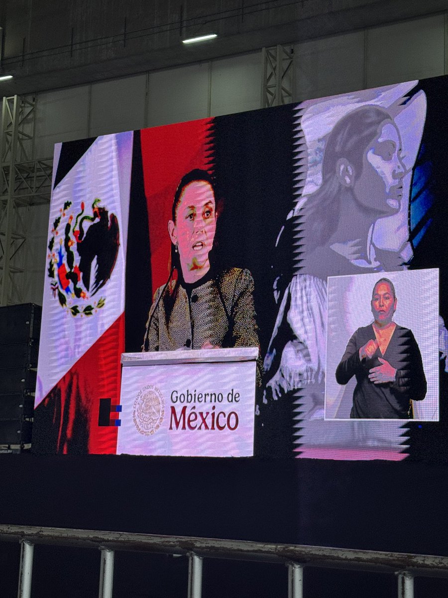 Acompañando al primer informe de nuestra presidenta de mexico <a href="/Claudiashein/">Claudia Sheinbaum Pardo</a>  en #Puebla