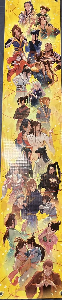 BrandLoVO's tweet image. New #tgcf / #HeavenOfficialsBlessing wall scroll print, guys! Facilitated by @maybejamescheek - made by @v_0_3 . Will be available starting at the Lewisville, Tx signing at @animeyankii 's next event on Sept 20!! #LQQ
