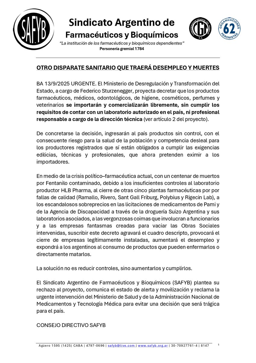 Sindicatosafyb tweet media