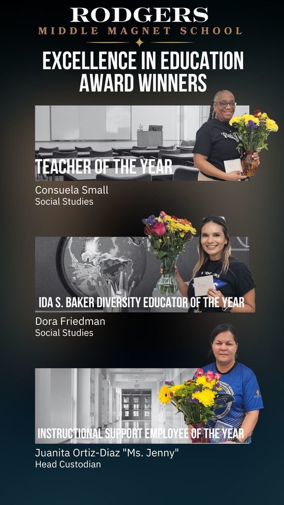Congratulations to our Excellence in Education Awards Winners!