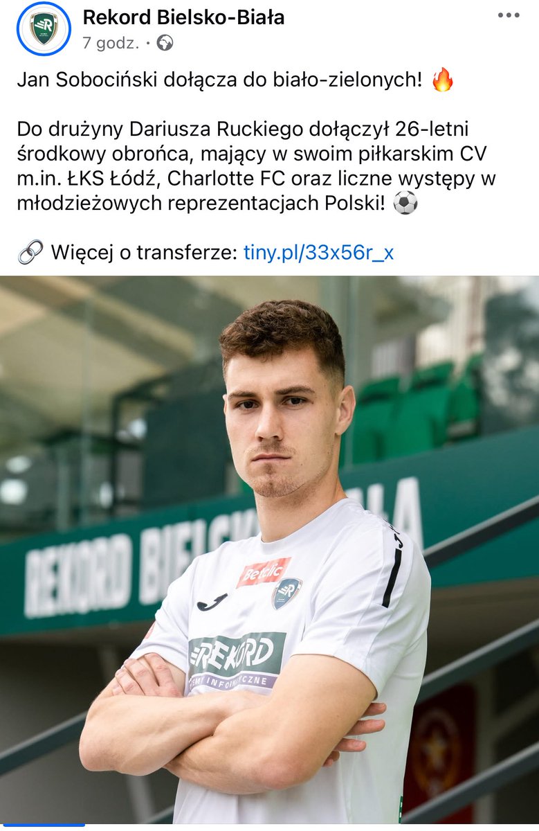 Yachu_1908's tweet image. Janek Sobociński w Rekordzie Bielsko Biała. 🙃