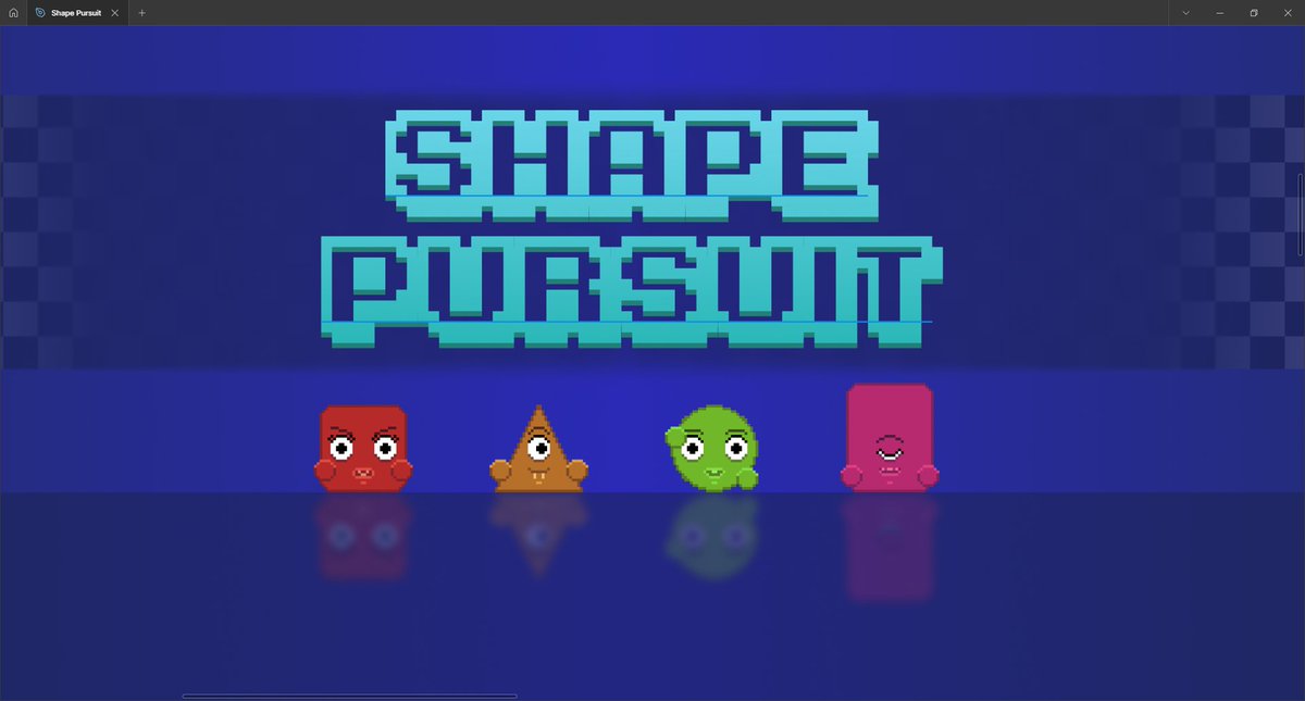 Hi Folks, here's a latenight sneakpeak from my initial game art cover using Figma, hope you guys like it! Found some fonts and updated the colour palette and characters #gameart #gamedev #pixelart