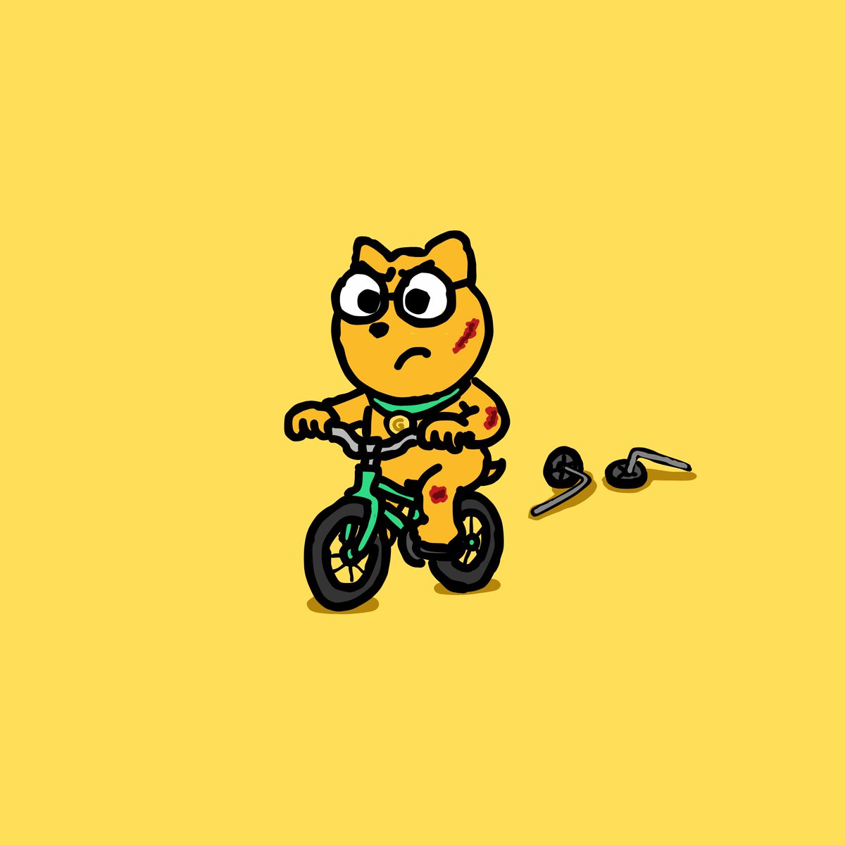 if at frist you dont suceed get bcak on yuor bike and try agian