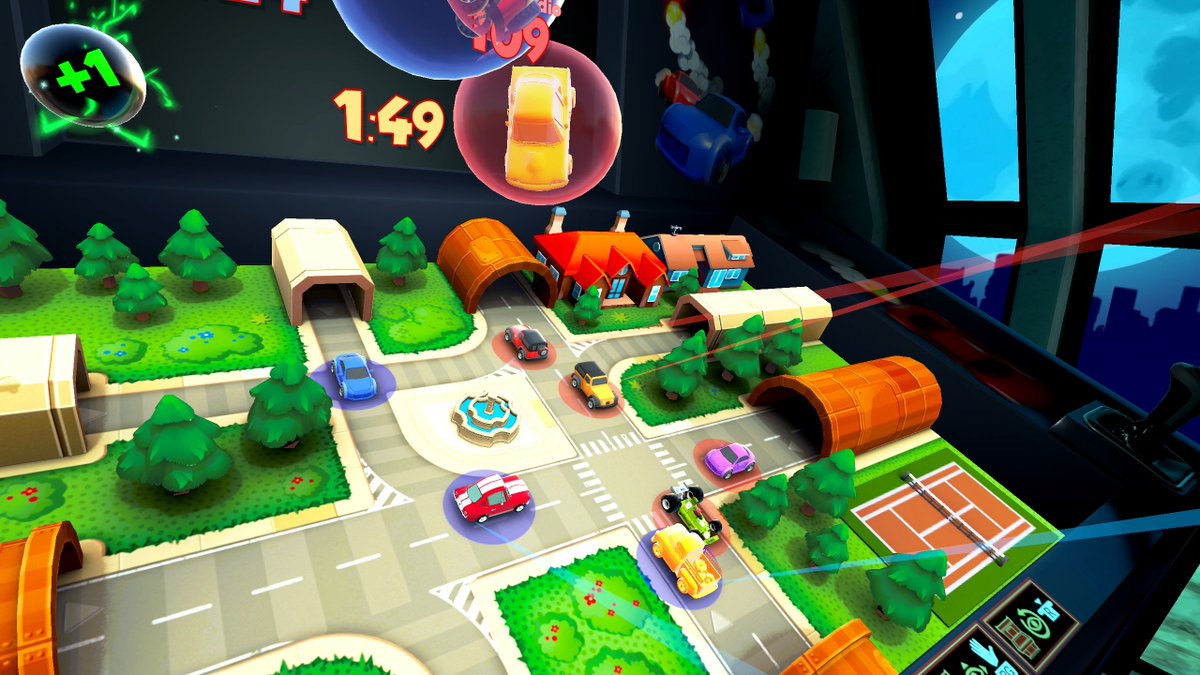 Stupid Cars - Head to Head out now on <a href="/MetaQuestVR/">Meta Quest</a> 
Challenge a friend (or foe) to 3 minutes of multiplayer mayhem.
Dumb vs Dumber
#Multiplayer #MetaQuest2 #MetaQuest3 #indiegames