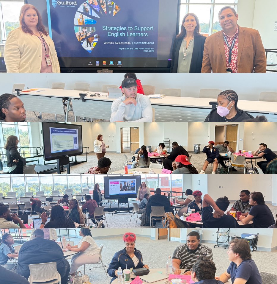ellgcs's tweet image. We loved sharing strategies with all new @GCSchoolsNC teachers to help equip them with the tools and confidence to better support our English learners! #BacktoGCS