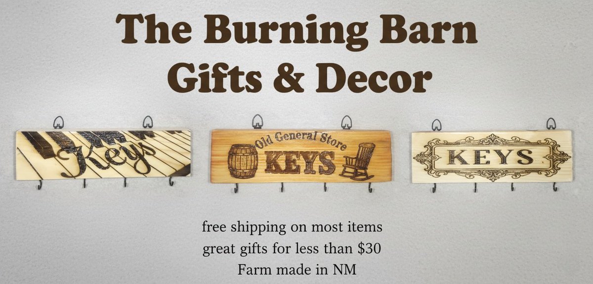 burningbarngift's tweet image. Upgrade your entryway! ✨ Our unique, farm-made key racks are not just practical, they&apos;re beautiful decor. Starting under $30 + free shipping on most. Support handmade &amp;amp; find your perfect key holder! #EtsyFinds #KeyStorage #GiftIdeas #Handcrafted  
➡️ theburningbarngifts.etsy.com