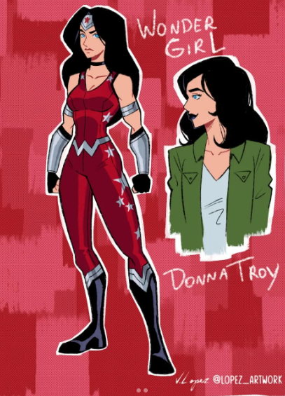 AtcArmando's tweet photo. Donna is the youngest Amazon in the island.She's without her sister, her mother has been busy and she's feeling rather lonely. Something a being of the greater tapestry sees through.
#Earth101 #dccomics #WonderWoman #ao3 art by @lopez_artwork
https://t.co/pYjd7zPRKt https://t.co/7zTekehN6C