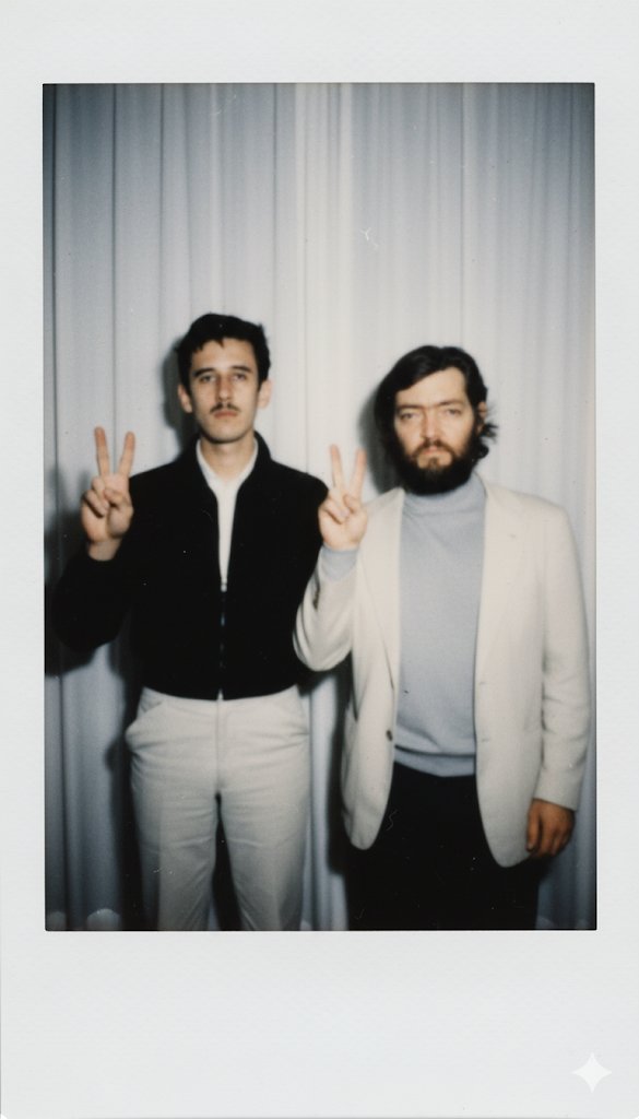roquedalton75's tweet photo. Nos comparten esta imagen de Roque Dalton y Julio Cortázar elaborada por Gemini. https://t.co/LJGApV37hE