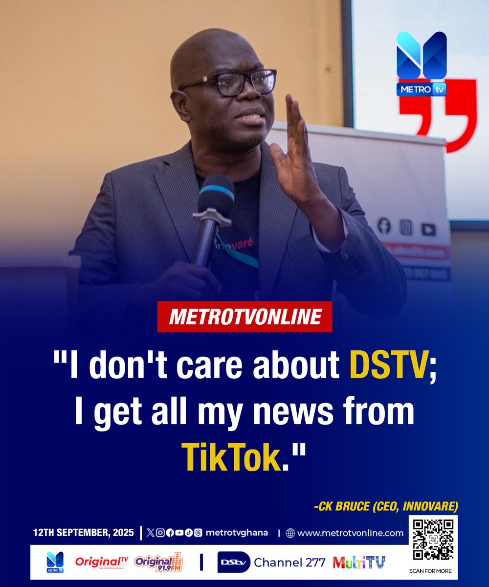 metrotvgh's tweet photo. I get all my news from TikTok - CK Bruce 

#MetroTV https://t.co/bpLr7LDpK6
