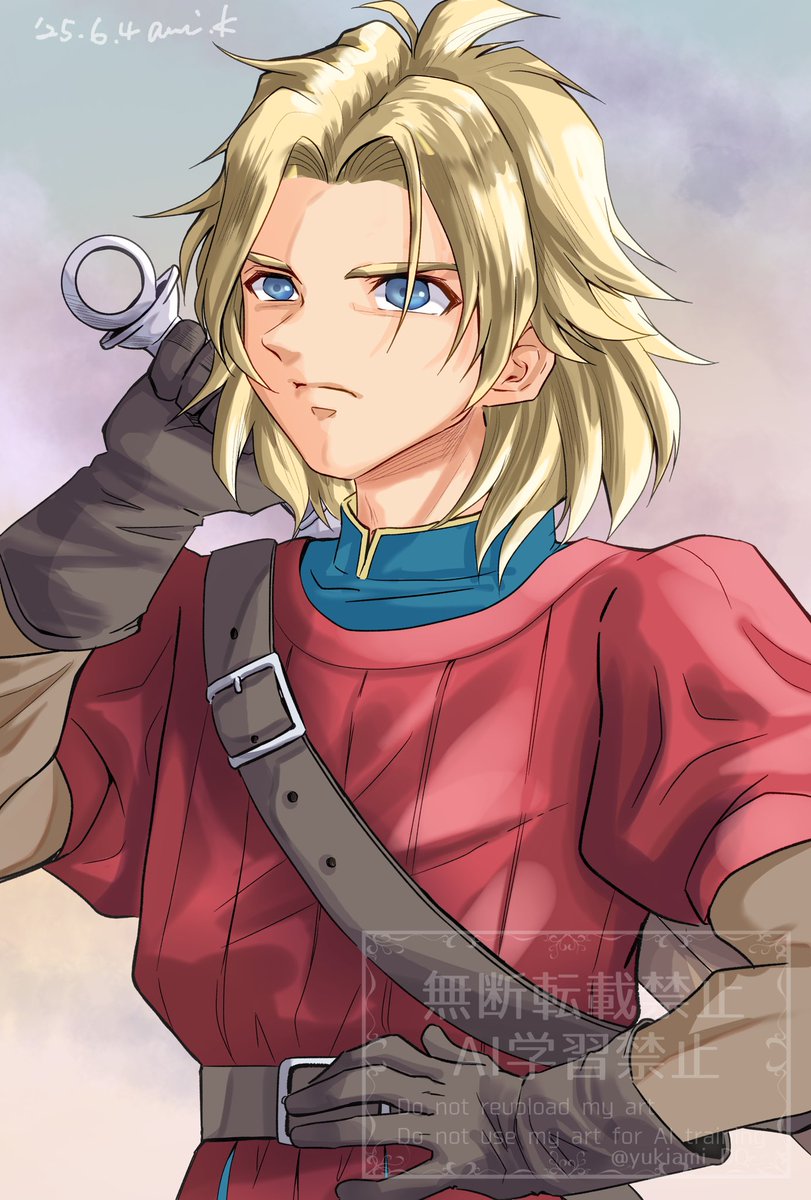 「かつて挫折して未クリアなので、リメイク楽しみにしてます! #DQ7」|あみのイラスト
