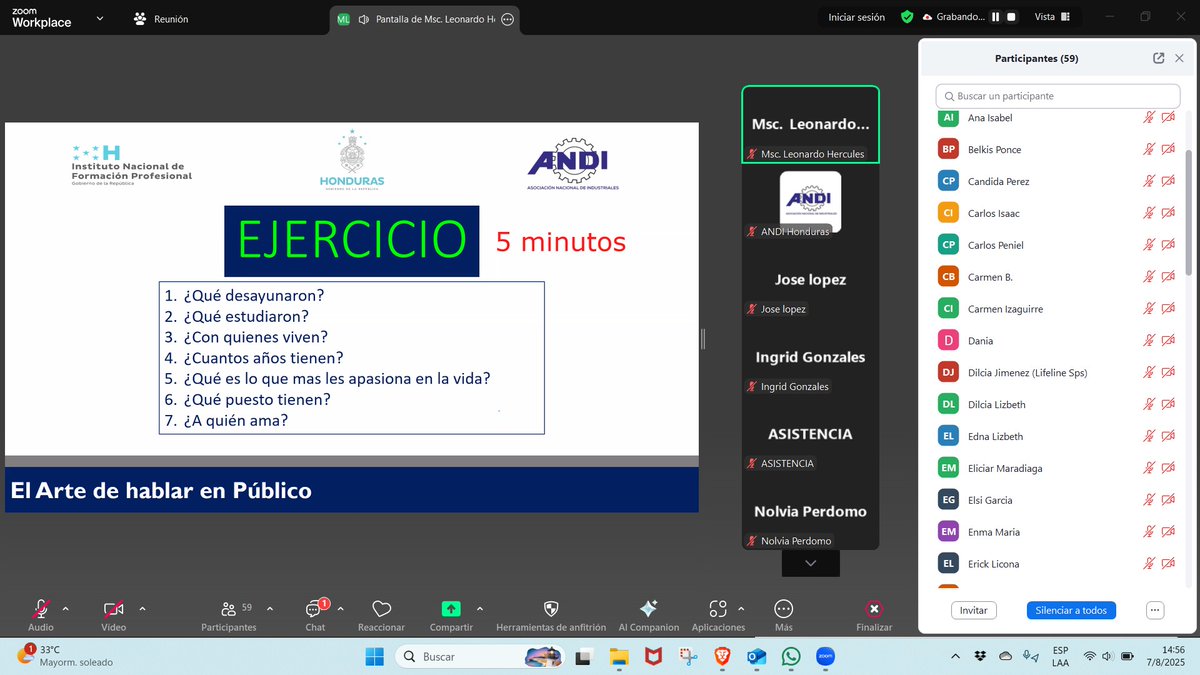Con el apoyo de los fondos INFOP-ANDI, micro, pequeñas y medianas empresas recibieron formación en Neuromarketing, Liderazgo, Comunicación y Toma de decisiones, potenciando sus capacidades para enfrentar los retos actuales.