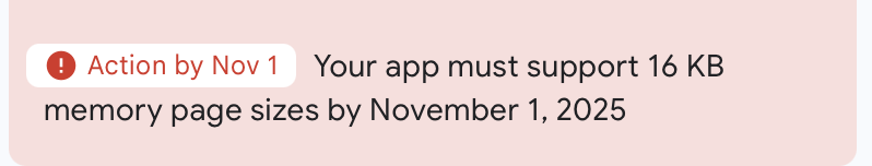 Does <a href="/Google/">Google</a> really think the average developer knows or even cares about what 16KB memory page size means? Why does the dev even have to fix something that should be in the kernel level?