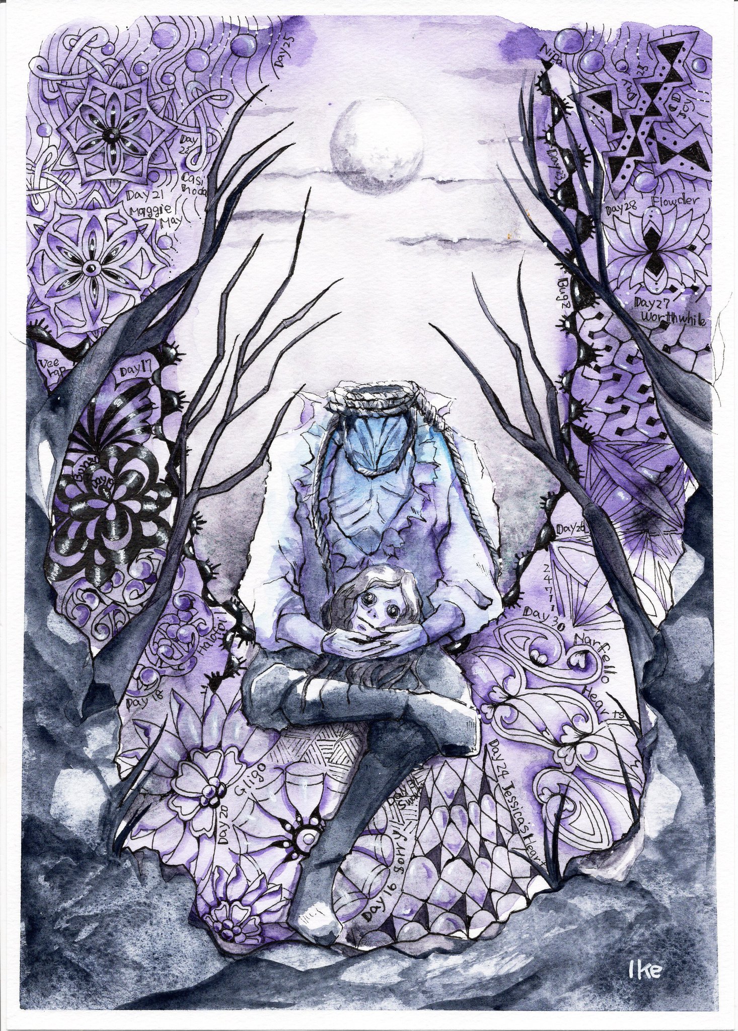 無限　絵画 無限の慈悲✨菩薩様No.81 【開運•風水•絵画風・ヒーリングアート