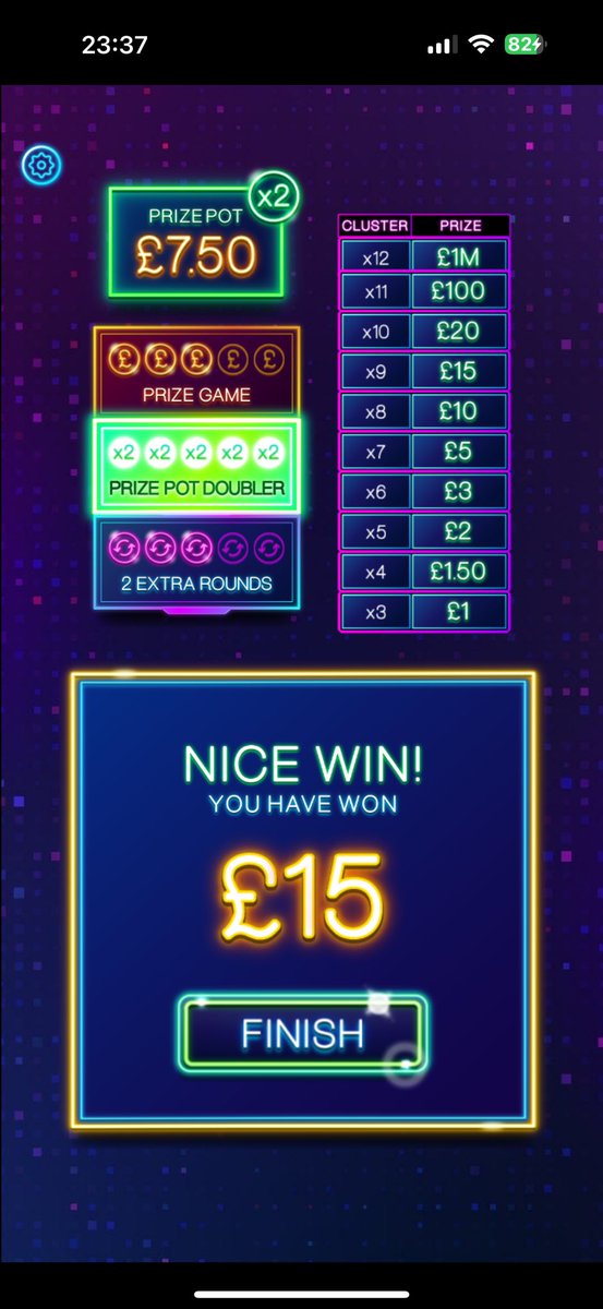 donsleight's tweet photo. I won £15 on £1 Million Cash Bolt Expander https://t.co/nRtbluA8jI #BetterChances #GameStore via 
@TNLUK 😌 https://t.co/ixGufaKDFH