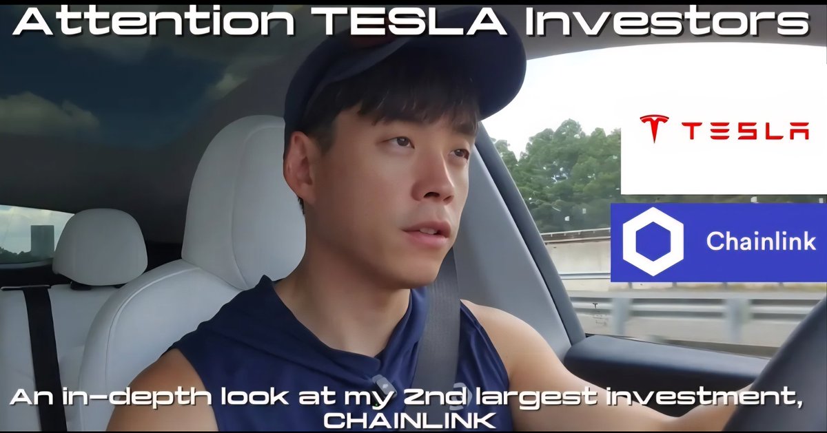 NEW VIDEO

An in-depth look at <a href="/chainlink/">Chainlink</a>, my 2nd biggest position behind Tesla.  I believe it has the best risk reward value in all of crypto. <a href="/ChainLinkGod/">Zach Rynes | CLG</a> <a href="/QuintenFrancois/">Quinten | 048.eth</a> <a href="/Kellykellam/">KellyKellam</a>

LIKE | SHARE | SUBSCRIBE $LINK $ETH $XRP $TSLA 

Check it out:
youtu.be/nPoGEn80cGU